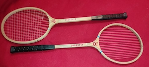 palete rachete badminton din lemn pt. colectionari REGHIN STANDARD 