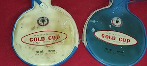 VAND 2 HUSE  ( FARA PALETE )  GOLDEN CUP CHINA  pt. colectionari  palete tenis masa ping pong