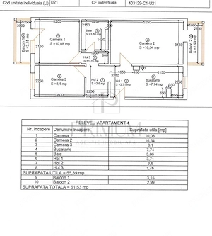 LIPOVEI - 3 CAMERE - 2 BALCOANE - ETAJ 1 - CENTRALA PROPRIE - CLIMA - BOXA - imagine 8