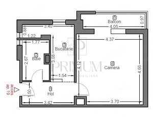 SAGULUI - APARTAMENT 1 CAMERA - mobilat, utilat, decomandat - imagine 8
