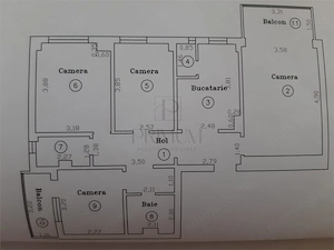FREIDORF - 4 CAMERE - 2 BAI - ETAJ 1 - DEBARA - 2 BALCOANE - CENTRALA PROPRIE - DECOMANDAT - imagine 8
