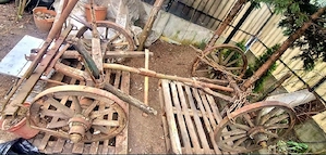 Car de boi, ornament vintage