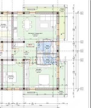 GIROC - 3 CAMERE SI 2 BAI - TERASE 19MP - POD - PARCARE INCLUSA