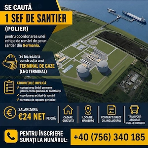 Sef de Santier in Constructii (Germania)
