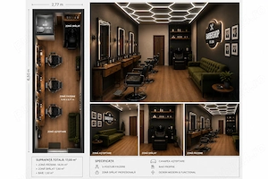 Închiriez spațiu comercial   ideal pentru frizerie, salon, birou sau alte activități - imagine 3