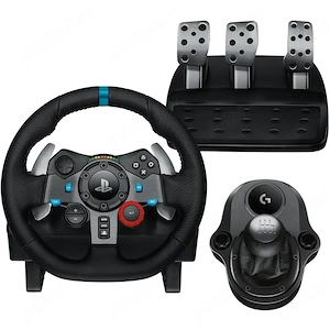 Vând volan Logitech G29 Driving sau schimb cu kit gaming,.. placa video minim 8 giga