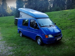 Autorulota Ford Transit Nugget 2.0 Benzina & Gpl, An 1998, 121000km, Echipare Westfalia, 5 locuri - imagine 5