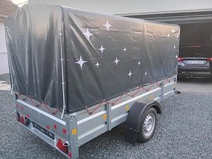 Remorca de 750 kg,de 270/135 cm,NOUĂ ! - imagine 2