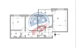 Apartament 3 camere decomandat, Et. 2/4, Lăpuș–Argeș, mobilat, centrală nouă, AC - imagine 12
