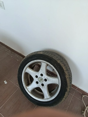 vând jante R16 5x100 +cauciucuri 