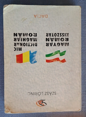 Mic dicționar maghiar - român   Magyar-román kisszótár - Szász Lőrinc (Editura Dacia)