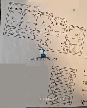 Apartament 4 Camere Semidecomandat Giurgiului-Al.Huedin - imagine 2