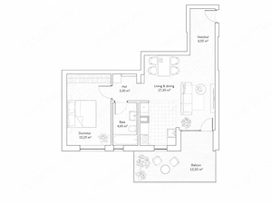Apartament nou 2 camere, 57 mp + terasa 13,5 mp | Mehala | Comision 0% - imagine 15