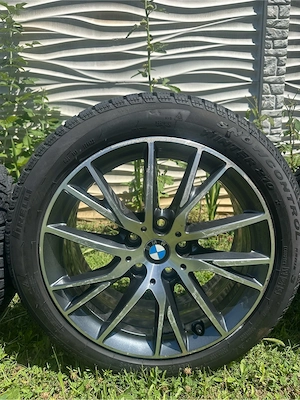 Jante aliaj BMW 17” cu anvelope de iarna Pirelli - imagine 4