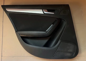 Fețe de uși S-line Audi A4 B8 Avant + consolă centrală piele si textil - imagine 2