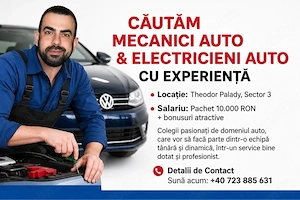 Ai pasiune pentru mașini? Hai în echipa noastră!
