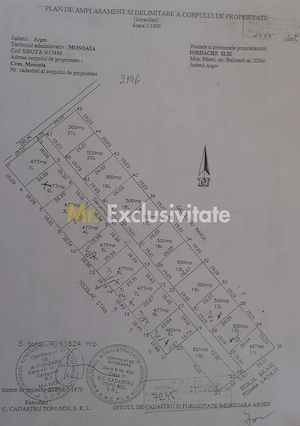 Parcele teren intravilan Mosoaia , str Piscul Priboi- Arges!