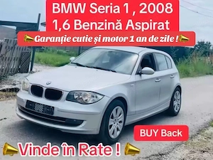 BMW seria 1 2009, 1.6 benzina , vindem in Rate !