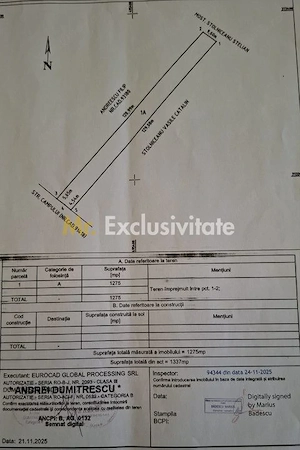 Vanzare Teren intravilan Stefanesti - Primarie str. Campului - imagine 4