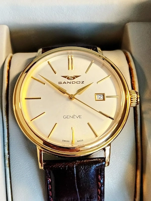 Ceas Mână Automatic Bărbați Sandoz Heritage 81355-90 G neve