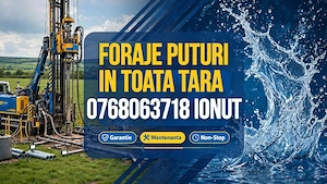 foraje puturi, denisipari si piloni