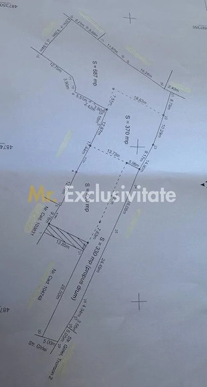 Teren intravilan Pitești -2 loturi  cu suprafata totala de 1057 mp - Comision 0 - imagine 3
