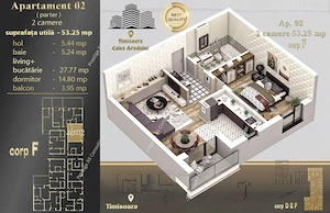 Apartament Nou 2 Camere | 53 mp Utili | Comision 0% | Calea Aradului - imagine 6