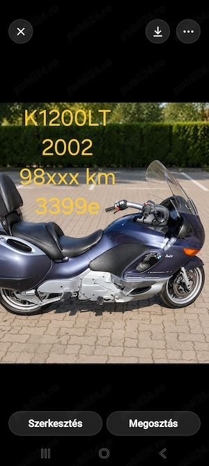Bmw K1600 GT-2buc-,bmw R1200 Rt lc  - imagine 8