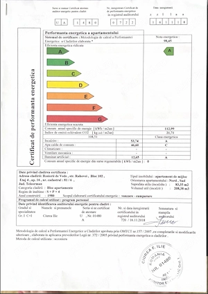 Vand apartament 4 camere    90 mp   Centrul orașului - imagine 2