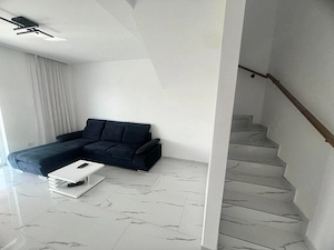 Duplex premium 3 camere, 80 mp utili, teren 300 mp, mobilat la comandă și terasă acoperită! - imagine 3