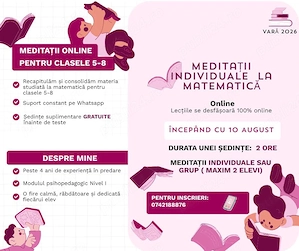 Meditații la matematică