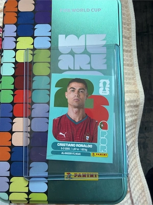 Ronaldo sticker panini