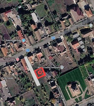 400mp teren intravilan, centru Utvin, front 18.5m - imagine 2