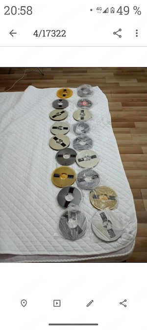 Benzi de magnetofon Orwo role 15 cm 18 benzi 