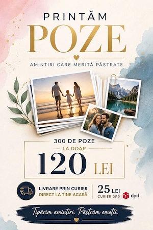 Printez poze 300 de poze 120 de lei 