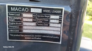 Buldoexkovatore Macao BX300 F - imagine 3