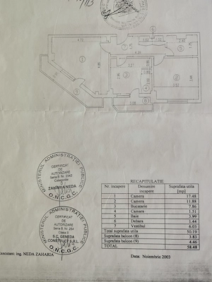 2 camere decomandat | Calea 13 Septembrie Nr 235 | 59 mp | Etaj 8 8 | Mobilat-utilat - imagine 7