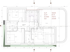 BRAYTIM - VILA CU GARAJ - ZONA EXCELENTA - COMPARTIMENTARE EXCELENTA - TEREN 550MP - imagine 5