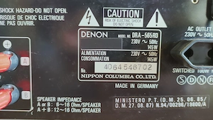 Vand receiver DENON DRA-565RD, defect. - imagine 3