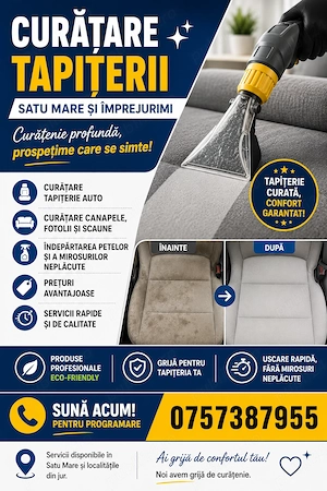 Curatare Tapiterie  canapele