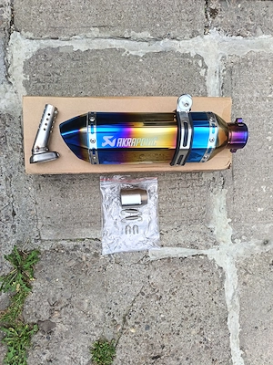 Toba SPORT moto / atv Akrapovic BLUE FLAME - imagine 9