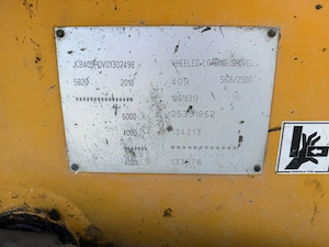 Vola încărcător frontal   Jcb 409  furci - imagine 9