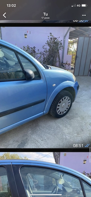 Vând Citroen 1.1, benzina, an fabricație 2004, Blue Lucia metalizat, 100000 km, folosit urban  - imagine 3