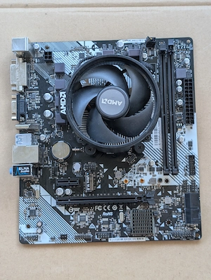 Kit Placa de baza ASRock B450M-HDV + Procesor Ryzen 5 2600