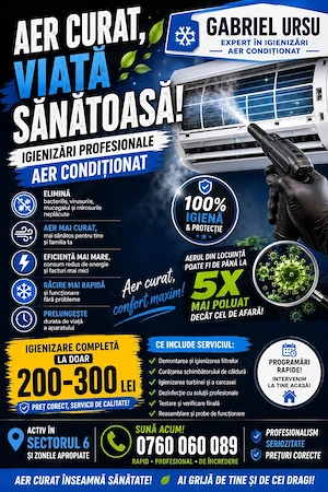 Igienizari aer conditionat