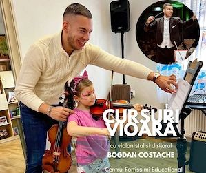 Cursuri de vioara, pian, chitara, acordeon, violoncel, balet