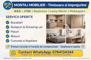 Montaj mobilier 
