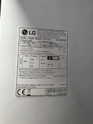Combină frigorifică LG GW-B509RQ4D   No Frost   Inverter   stare foarte bună