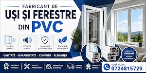 Uși și ferestre din PVC 