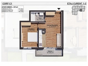vând Apartament 2 Cam Dobroesti Fundeni Str. Trifoiului Nr. 43 - imagine 7